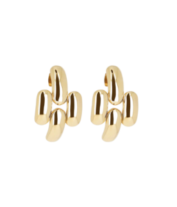 Runica naušnice od pozlaćenog čelika