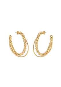 Alucao naušnice od pozlaćenog čelika