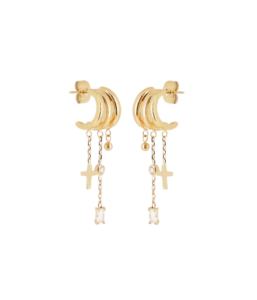 Susana naušnice od pozlaćenog čelika