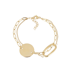 Badde narukvica od pozlaćenog čelika