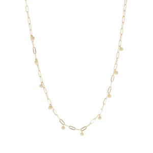 Chained ogrlica od pozlaćenog čelika