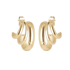 Lavinia naušnice od pozlaćenog čelika