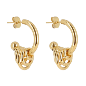 Enea naušnice od pozlaćenog čelika