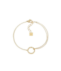 Surbo narukvica od pozlaćenog čelika