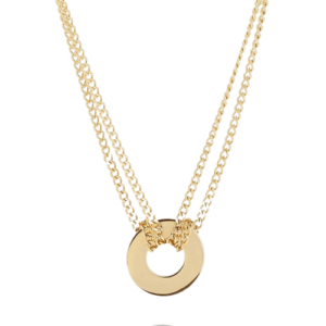 Éléna ogrlica od pozlaćenog čelika