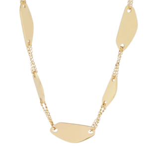 Laios ogrlica od pozlaćenog čelika